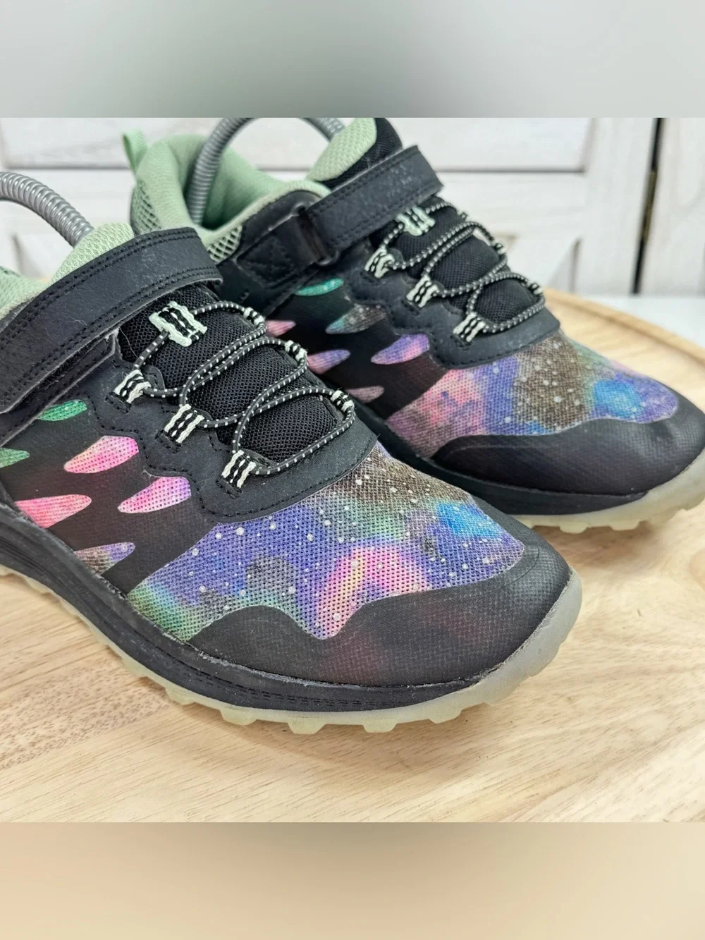 Merrell Kids Nova 3 Galactic Sneaker Black Multi Size 7 MK267228 Outdoor Hiking